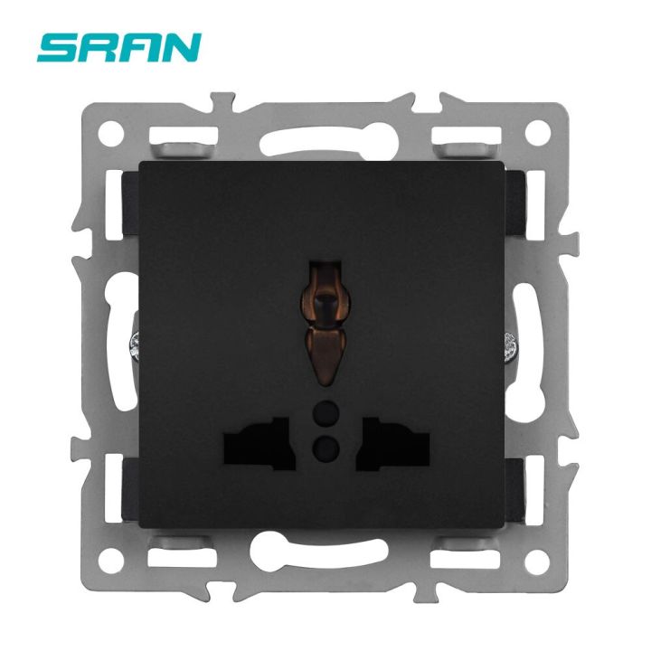 sran-f6-series-multiple-frames-black-tempered-glass-panel-eu-fr-un-sockets-and-switches-dimmer-fan-foot-lamp-rj45-rj11module-diy