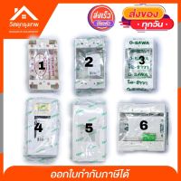 Sr.home บล็อกลอย กล่องครอบเบรกเกอร์ กล่องปลั๊กไฟ กล่องครอบเบรกเกอร์แบบฝัง 2x4 , 4x4