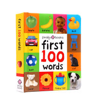 English original picture book first 100 words enlightenment cognition 100 word series 1-3 years old childrens English early education enlightenment cognition paperboard Book Elementary Introduction 100 words common vocabulary diagram Roger Priddy