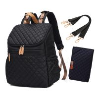 Fashion Mummy Maternity Bag Multi-function Diaper Bag Backpack Nappy Baby Bag with Stroller Straps for Baby Care