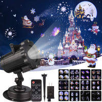 Christmas Laser Projector Animation Effect Stage Spotlight 12 Patterns IP65 IndoorOutdoor Halloween Party Projector Laser Light