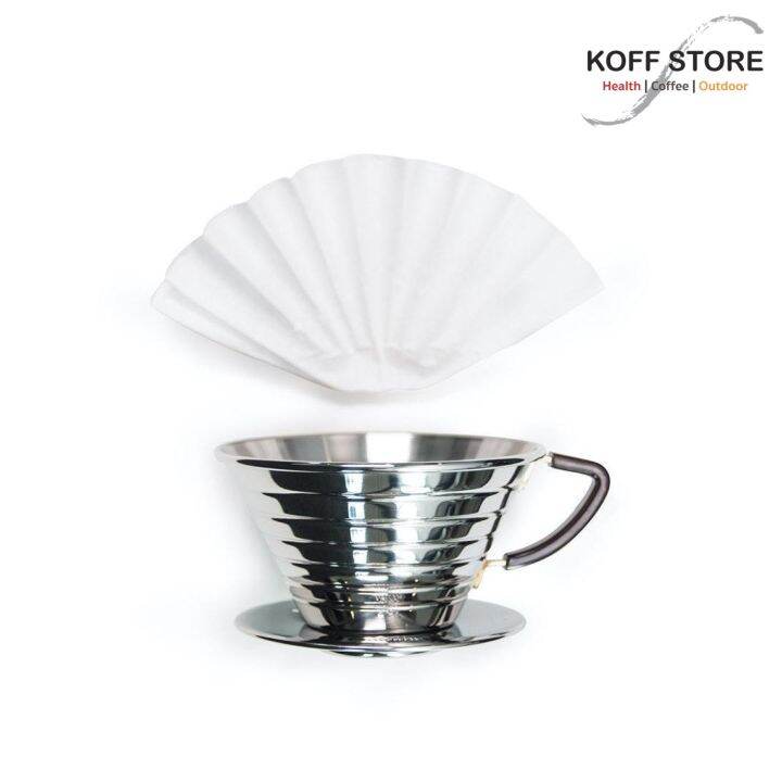 kalita-wave-coffee-paper-filter-กระดาษกรองกาแฟคุณภาพสูง-สำหรับกาแฟดริป-100-แผ่น