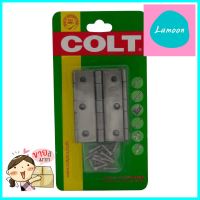 บานพับ COLT 31 3x2 นิ้ว แพ็ก 3 ชิ้น สีเงินBUTT HINGE COLT 3X2" SILVER PACK3 **บริการเก็บเงินปลายทาง**