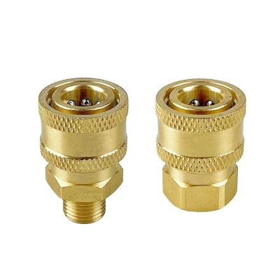 High Pressure Washer Nozzle 1/4" Quick Disconnect Plug With G1/4 Male Female Thread Fitting Brass Adaptor Replacement Parts
