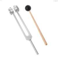 OM 136.1Hz Aluminium Alloy Tuning Fork Chakra Hammer Ball Diagnostic Healing Tool for Eliminating Stress L29K