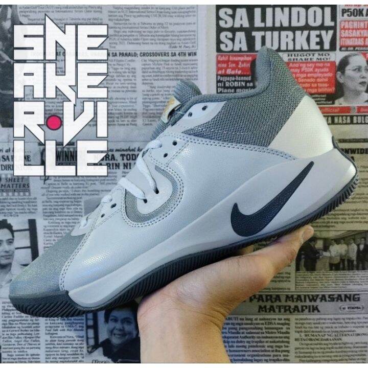 2023 【 Original 】 ☂ NIKR FLY BY MID 1 WOLF GREY Basketball shoes