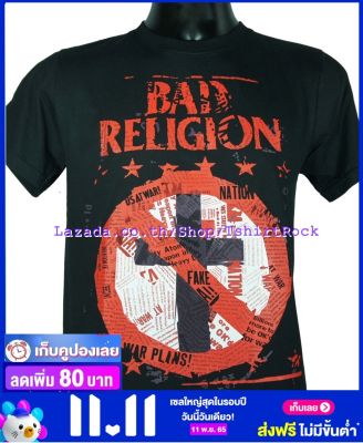 เสื้อวง BAD RELIGION เสื้อยืดวงดนตรีร็อค เมทัล เสื้อร็อค  BRG870 ส่งจาก กทม.