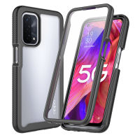 Oppo A54 5G / Oppo A74 5G Case, Built-in Screen Protector Full Body Rugged Shockproof Case Cover for Oppo A54 5G / Oppo A74 5G