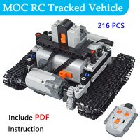 MOC High-Tech RC Electric Tank Track Building Blocks Technical Chian Track Vehicle Model Bricks Toys For Children Kids Gift Building Sets