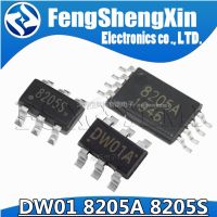 New ( DW01+FS8205A)  DW01+8205A Lithium battery protection chip DW01A DW01B FS8205S 8205S GM8205S SOT23-6  8205 TSSOP8 WATTY Electronics