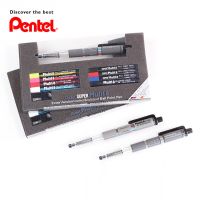 Pentel ของญี่ปุ่นปากกาอเนกประสงค์ + 8ชุดดินสอสี,เครื่องเขียนนักเรียน2.0มม. ปากกาเรซิ่นเขียนลื่นระบายสีแบบพิเศษ