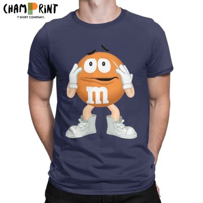 New fashionable M And Ms Orange Candy Chocolate T Shirt Mens Cotton Humorous T-Shirts
