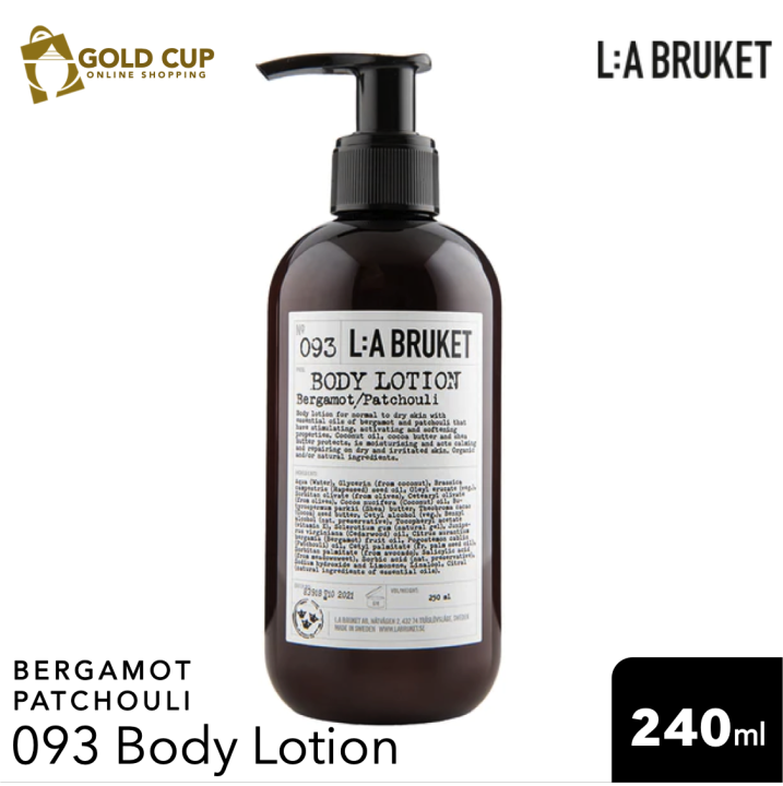 LA BRUKET 093 Body Lotion Bergamot/Patchouli 240ml Lazada PH