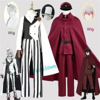 Bungou Bungo Stray Dogs Season 4 Tetchou Suehiro Cosplay Teruko Okura Nikolai Gogol Cosplay Costume Wig  Hunting Dogs Uniform Nails Screws Fasteners