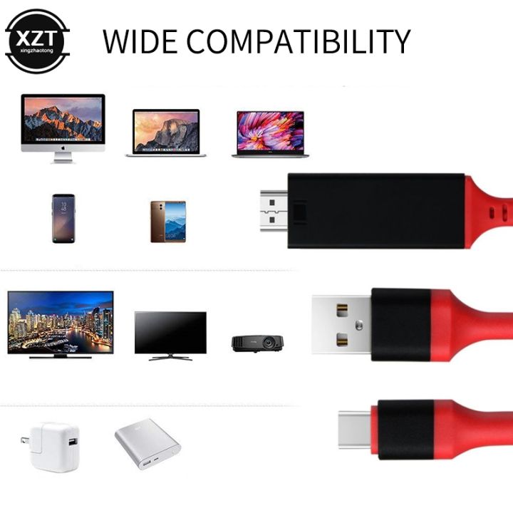 usb-3-1-tipe-c-adaptor-yang-kompatibel-dengan-hdmi-ultra-hd-1080p-4k-pengisian-daya-video-tv-hd-untuk-samsung-s9-8-huawei-konverter-proyektor-tv