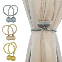 【Approving】2Pcs Magnetic Curtain ClipBall Curtains Holder Straitie Back Room Accessories