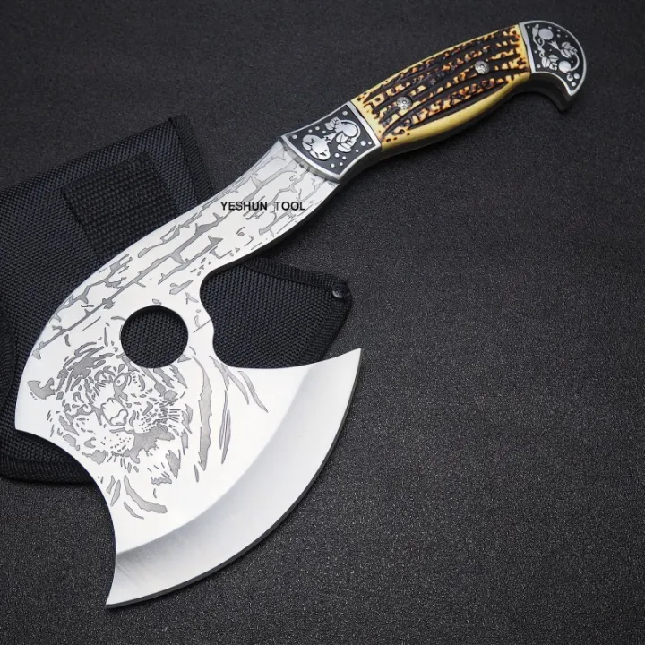 Multifunctional outdoor fire axe tactical axe fine steel military axe ...