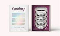 Flamingo Womens Razor Blades 4 Refills  ฟลามิงโก้ ใบมีดโกนผู้หญิงสำรอง 4ชิ้น ใบมีด5ชั้น วีนัส Venus