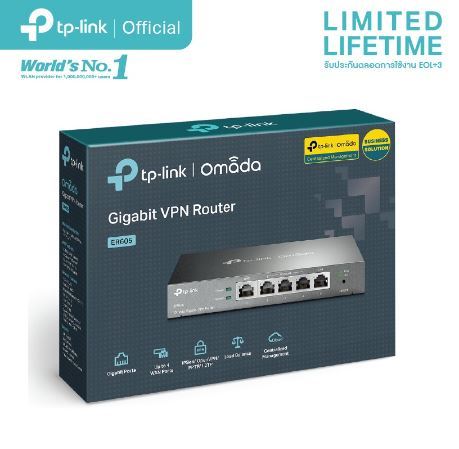 tp-link-er605-safestream-gigabit-multi-wan-vpn-router-port-1-gigabit-wan-port-3-gigabi