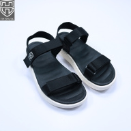 Giày Sandals Unisex TheHusk 2 Quai Ngang Màu Đen Đế Trắng - TH12 thumbnail