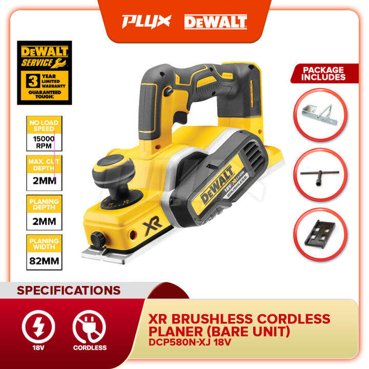 Dewalt DCP580N-XJ 20V Brushless Cordless Planner (Bare Unit) (DCP580N ...