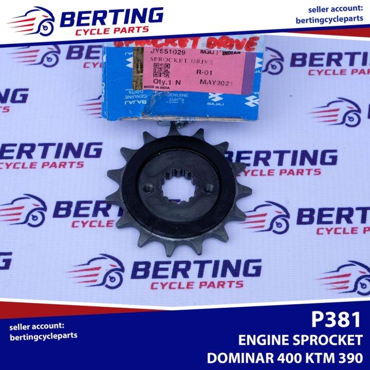 ENGINE SPROCKET Dominar 400 KTM 390 Genuine JY551029 Lazada PH