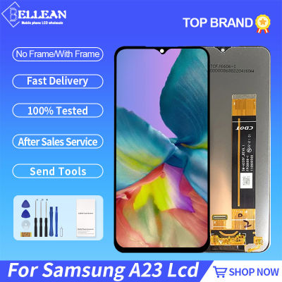 6.6นิ้วจอแสดงผล A235สำหรับ Samsung Galaxy A23 LCD Touch Screen Digitizer A235F SM-A235F ds ASSEMBLY จัดส่งฟรี