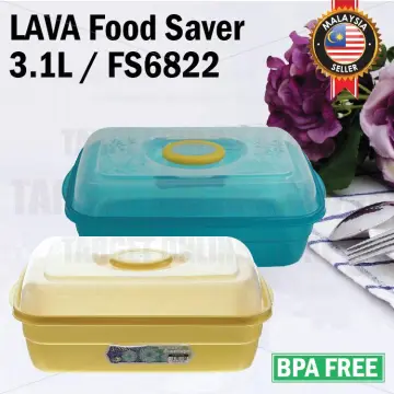 ABARO x LAVA Lunch Box LBX836 Food Container Lunch Box / Snap Lock Storage  Container