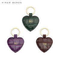 Hiram Beron Personalized Keychain Leather Key Holder Heart Shape Lovely Women Gift Products Dropship