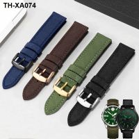 Suitable for 21 22mm waterproof nylon watch strap men and women