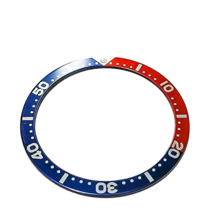 Large Bezel Insert for Seiko SKX009 Aluminum Aftermarket Dark Navy Blue and  Red SKX009J SKX009K SKX401 7s26-0020 | Lazada PH