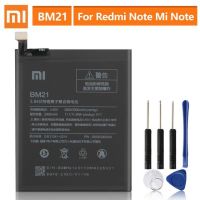 แบตเตอรี่ทดแทนสำหรับ Xiaomi Redmi หมายเหตุ Mi Note 5.7 "Redrice หมายเหตุ BM21 ของแท้แบตเตอรี่ 2900mAh