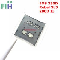 【COOL】 candangjiaoe สำหรับ EOS 250D /Rebel SL3 / 200D II SD Memory Reader Connector ผู้ถือสล็อตกล้องอะไหล่ซ่อมอะไหล่