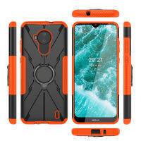 Kes Efon Mecha Mewah dengan Cincin Logam Nokia G21G10 G11 G20C10 C30 4-Cornor ถุงลมนิรภัย Antie &amp; Skid Pelunuh Nokia 2.4 3.4