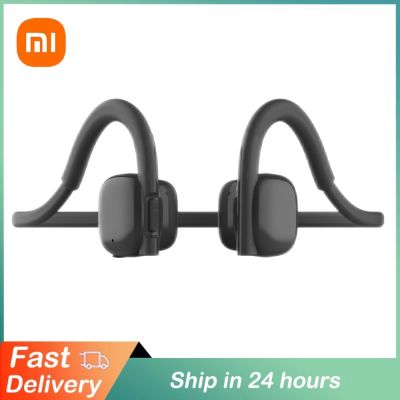 ZZOOI Xiaomi Real Bone Conduction Headphones Bluetooth 5.3 Wireless Earphones Waterproof Sports Headset with Mic for Running Driving