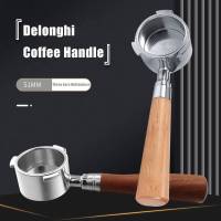 ด้ามกาแฟสเตนเลส ด้ามจับไม้ ไม่มีฐานกรอง ขนาด 58 มม Portafilter stainless?มีพร้อมส่ง?