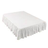 Bed Skirt with Bed Surface Matress Cover Twin /Full/ Queen/ King Size 35cm Height Home Hotel Use Grey White Beige Bed Skirts