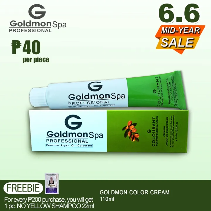 Mondes Goldmon Color Cream 100ml Platinum Ash Grey | Lazada PH