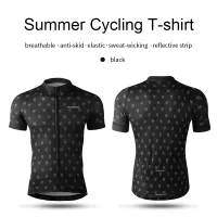 INBIKE Cycling Jersey Summer Men Short Sleeve Sweat-Wicking Shirt Breathable Pro MTB Bike Clothes Quick-Dry Bicycle Clothing JS002