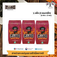 สาหร่ายเกาหลีทะเลปรุงรส รสไก่เผ็ดเกาหลี brand monster gim spicy chicken 1pack 6gx3pcs