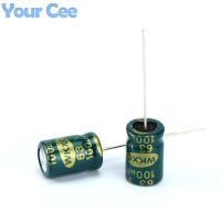 100 pcs Electrolytic Capacitors High Frequency 63V 100UF Aluminum Electrolytic Capacitor