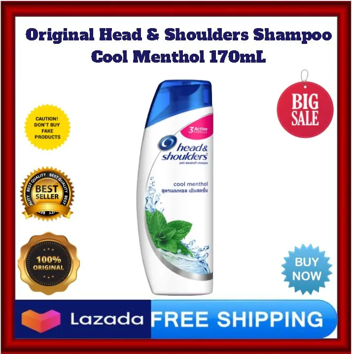 Original Head & Shoulders Shampoo Cool Menthol 170mL | Lazada PH