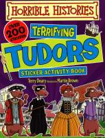 Plan for kids หนังสือต่างประเทศ Horrible Histories : Terrifying Tudors Sticker Activity Book ISBN: 9781407152622