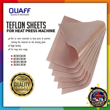 QUAFF Teflon Sheets for Heat Press Machine (BROWN OR WHITE) A4 & A3 size