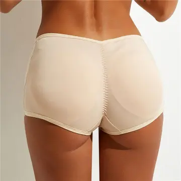 CXZD Womens Fake Ass Butt Lifter Pant Seamless Shapewear Hip Enhancer Booty  Pad Push Up Underwear