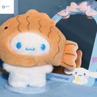 RD5BA7 Taiyaki ตุ๋น ตุ๊กตา plushie taiyaki ยัดไส้ Cinnamoroll ฝาครอบหัว taiyaki ตุ๊กตาผ้าน่ารัก การ์ตูนลายการ์ตูน ของขวัญวันเกิดเพื่อน