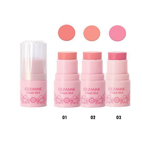 cezanne-cheek-stick-บลัชออน-เนื้อครีม-02-บลัชเนื้อครีมเนียนนุ่ม-มาในรูปแบบเเท่ง-เกลี่ยง่าย-และสามารถใช้ได้ทั้งแก้มและริมฝีปากสวยฉ่ำระเรื่อ-น่ารัก