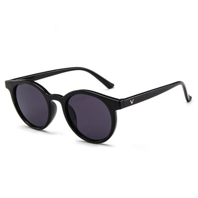 Shades Sunglasses Fashion Cute y Cat Eye Sunglasses Women Vintage Round Sun Glasses for Female Male UV400