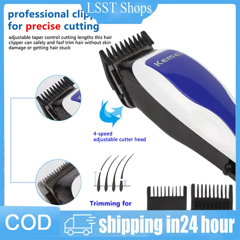 Electric Hair Clippers for Men ＆ Kids Vacuum Auto Sucking Snipped Haircut Kit, Cordless Hair Trimmer Waterproof ＆ USB Rechargeable