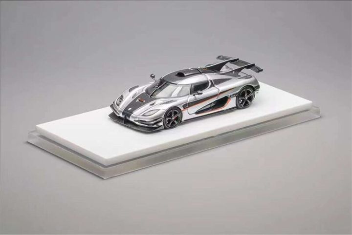 pre-order-tpc-1-64-koenigsegg-one-silver-removable-engine-hood-limited999-diecast-model-car